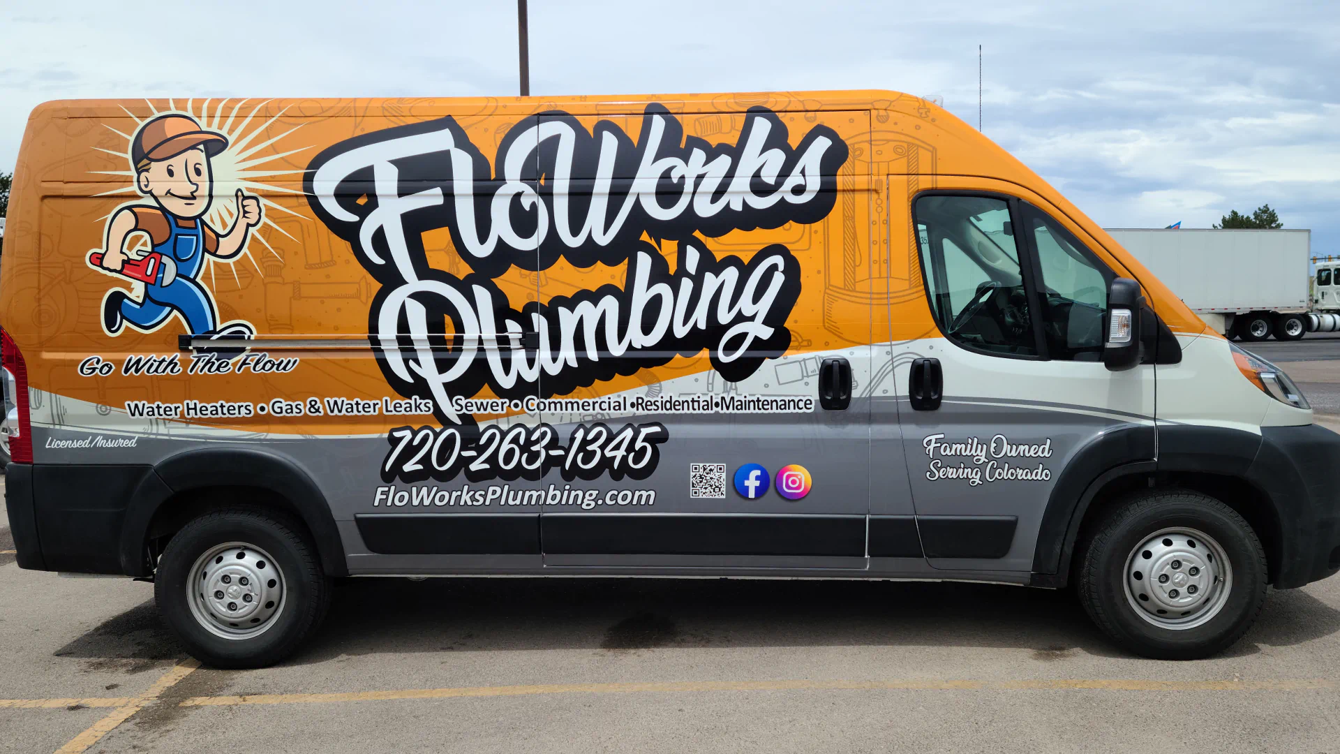 FloWorks Plumbing Service Van